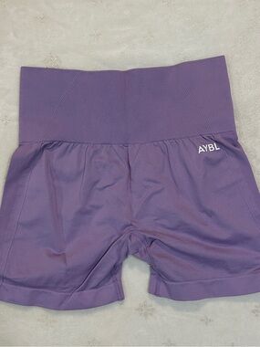 AYBL Purple High-Rise Athletic Shorts